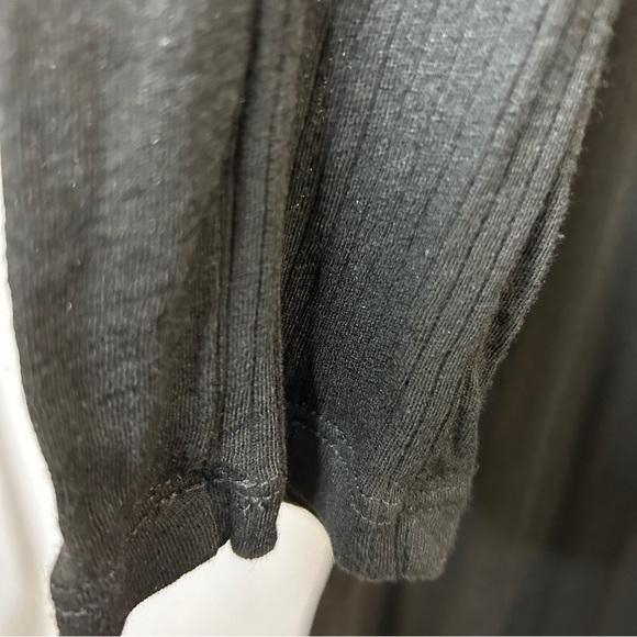 James Perse Wool Blend Long Sleeve Sheath Dress Size 4 Black - Picture 10 of 12